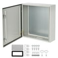 thumbnail image 1 of Luku NEMA Steel Enclosure, 24x16x10 NEMA 4X Steel Electrical Box, IP66 Waterproof & Dustproof, Electrical Junction Box for Outdoor/Indoor, with Mounting Plate, 1 of 7