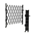 thumbnail image 1 of Luku Single Folding Security Gate, 50" H x 75" W Flexible Expanding Security Gate, Folding Driveway Door Gate, Aluminum Security Gate, 360°Rolling Barricade Gate, Scissor Gate or Door, 1 of 8