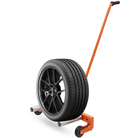 Luku Tire Wheel Dolly, Adjustable Rolling Truck Tire Dolly, Tire Lift Tire Moving Cart Dolly for Changing Car, Truck, Skid Steer, and Trailer Tires, Tire Dolly for Workshop Garage