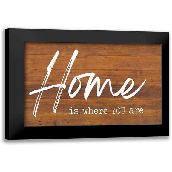 Lula Bijoux And Company 14x11 Black Modern Framed Museum Art Print Titled - Home is Where You Are