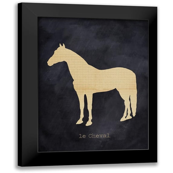 Lula Bijoux And Company 19x24 Black Modern Framed Museum Art Print Titled - Horse