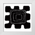 thumbnail image 1 of Lula Bijoux And Company 20x20 White Modern Wood Framed Museum Art Print Titled - BW Minimalist 3, 1 of 4
