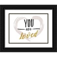 thumbnail image 1 of Lula Bijoux and Company 14x12 Black Ornate Wood Framed with Double Matting Museum Art Print Titled - You are Loved, 1 of 4