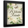 thumbnail image 1 of Lula Bijoux and Company 14x18 Black Modern Framed Museum Art Print Titled - Welcome Friends, 1 of 5