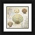 thumbnail image 1 of Lula Bijoux and Company 15x15 Black Ornate Wood Framed with Double Matting Museum Art Print Titled - Shell 2, 1 of 4