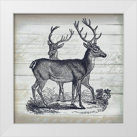 Lula Bijoux and Company 15x15 White Modern Wood Framed Museum Art Print Titled - Wandering
