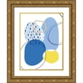 thumbnail image 1 of Lula Bijoux and Company 15x18 Gold Ornate Wood Framed with Double Matting Museum Art Print Titled - Abstract Greek Odyssey 5, 1 of 4