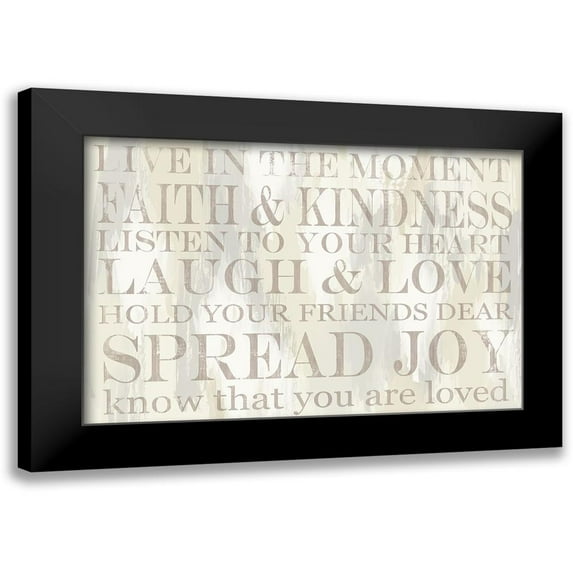 Lula Bijoux and Company 18x13 Black Modern Framed Museum Art Print Titled - Inspiration