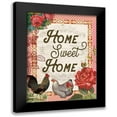 thumbnail image 1 of Lula Bijoux and Company 19x24 Black Modern Framed Museum Art Print Titled - Home Sweet Home, 1 of 5