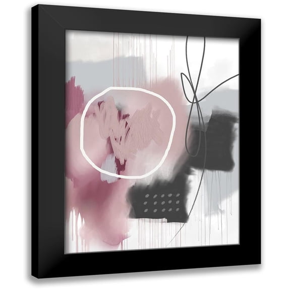 Lula Bijoux and Company 19x24 Black Modern Framed Museum Art Print Titled - I Heart You