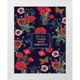 thumbnail image 1 of Lula Bijoux and Company 19x24 White Modern Wood Framed Museum Art Print Titled - Bright Poppy Inspiration 2, 1 of 4