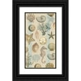 thumbnail image 1 of Lula Bijoux and Company 19x32 Black Ornate Wood Framed with Double Matting Museum Art Print Titled - Beach Comber Main, 1 of 4