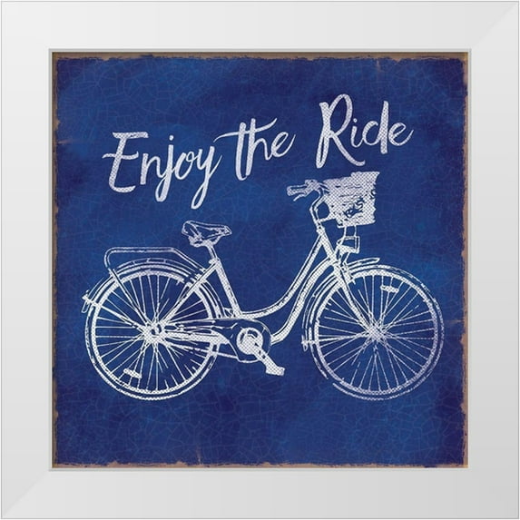 Lula Bijoux and Company 20x20 White Modern Wood Framed Museum Art Print Titled - Enjoy The Ride