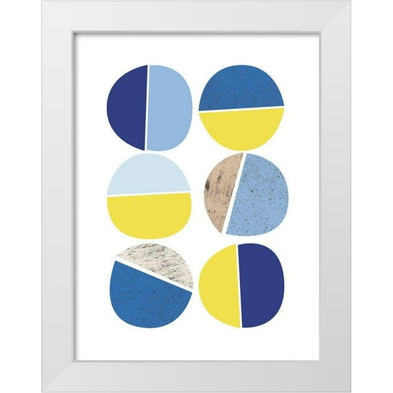 Lula Bijoux and Company 25x32 White Modern Wood Framed Museum Art Print Titled - Modern Plates 5