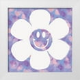 thumbnail image 1 of Lula Bijoux and Company 26x26 White Modern Wood Framed Museum Art Print Titled - Happy Flower 2, 1 of 4