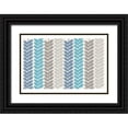 thumbnail image 1 of Lula Bijoux and Company 32x23 Black Ornate Wood Framed with Double Matting Museum Art Print Titled - Vine Leaves 1, 1 of 4