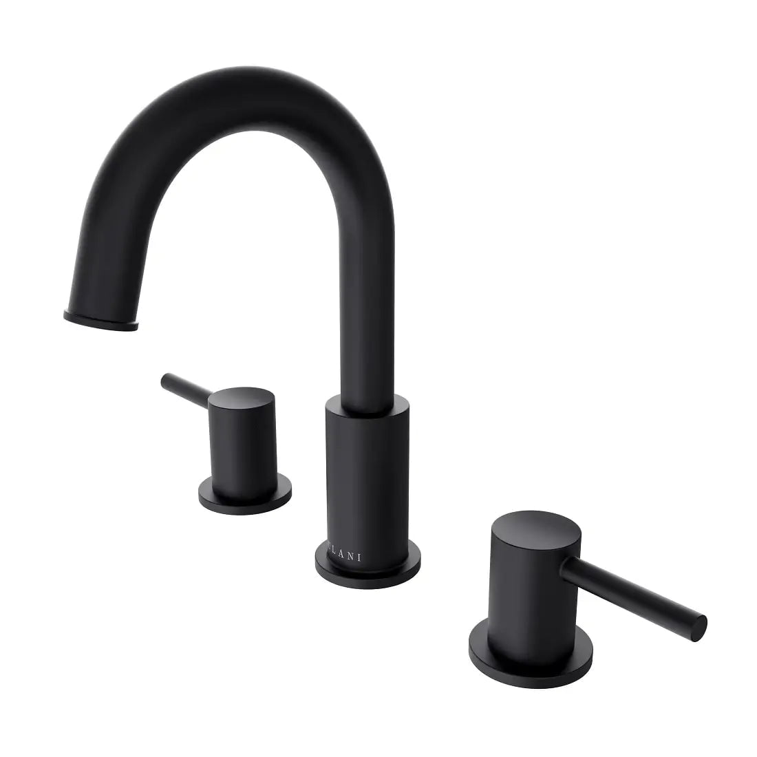 St. Lucia Matte Black 8" Widespread Bathroom Faucet