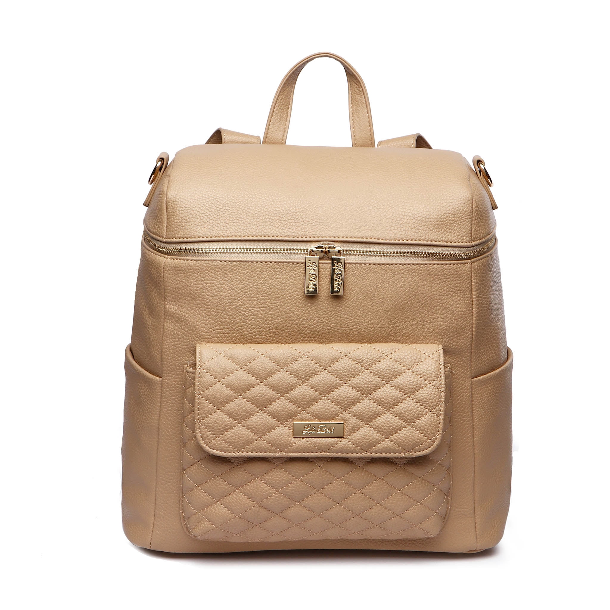 Luli Bebe Diaper Bag Luli Bebé Petit Monaco Diaper Bag | Latte – Newborn Nursery  main image 4