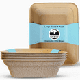 thumbnail image 1 of Luli & Cat Disposable Litter Boxes | Large Sized 4-Pack | Dense and Sturdy, 1 of 8