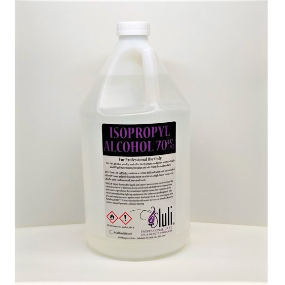 Luli Isopropyl Alcohol 70% USP Grade, 1 Gallon, 128 Fluid Ounces, High Purity Rubbing Alcohol (1 Gallon)