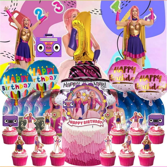 Luli Pampin 1st Tableware Balloons Cake Toppers Backdrop Banner Supplies Party Decor Plates Decorations