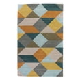 thumbnail image 1 of Luli Sanchez by Jaipur Living Ojo Handmade Geometric Gold Teal Area Rug 5'X8', 1 of 4