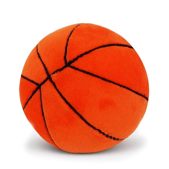 Lullaberry 3 My First Basketball - Plush Baby Rattle Sensory Toy - Safe Soft Sports Toy for Infants Boys and Girls