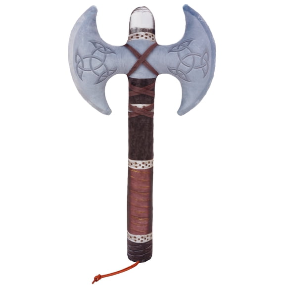 Lullaberry Little Vikings Double Blade Battle Axe - Safe Plush Soft Pretend Play Weapons - Gifts for Kids