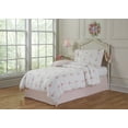 thumbnail image 1 of Lullaby Bedding Ballerina Printed 100% Cotton Percale 4 pc Comforter Set, Full, 1 of 2