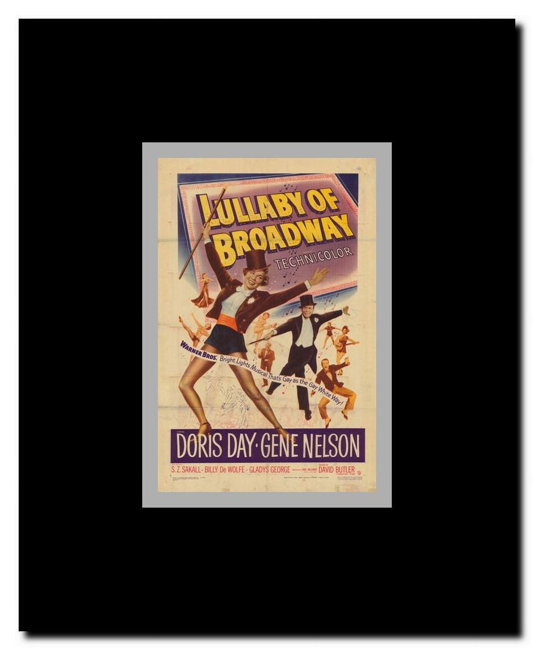 Lullaby of Broadway Framed Movie Poster