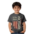 thumbnail image 1 of Lullu Boy's 4Th of July Short Sleeve T-Shirt for America's 250Th Anniversary, Sizes 1-14, 1 of 3