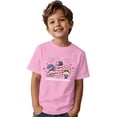 thumbnail image 1 of Lullu Boys 4Th of July T Shirt Short Sleeve T-Shirt Kids Casual Crew Neck Tee, Sizes 1-13, 1 of 5