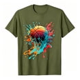 thumbnail image 1 of Lullu Boys Basketball T-Shirt Short Sleeve Round Neck T Shirt for Children, Sizes 2-13, 1 of 3