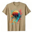 thumbnail image 1 of Lullu Boys Basketball T-Shirt Short Sleeve Round Neck T Shirt for Children, Sizes 2-13, 1 of 3