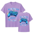 thumbnail image 1 of Lullu Boys Birthday T Shirt Graphic Tee Short Sleeve Crew Neck T-Shirt, Purple, Sizes 1-13, 1 of 2