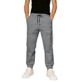 thumbnail image 1 of Lullu Boys Casual Jogger Pants with Zipper Pocket Athletic Sports Sweatpants, Sizes 5-16, 1 of 4