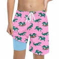 thumbnail image 1 of Lullu Boys Compression Liner Swim Trunks Kids Beach Quick Drying Swim Shorts, Sizes 2-3, 1 of 3