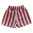 thumbnail image 1 of Lullu Boys Cotton Striped Shorts Summer Casual Lightweight Shorts for Kids, Sizes 3-4, 1 of 2