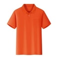 thumbnail image 1 of Lullu Boys Girls Short Sleeve Polo Shirt Casual Solid Uniform Shirt for Kids, Sizes 4-12, 1 of 7