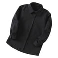 thumbnail image 1 of Lullu Boys Long Sleeve Dress Shirt Kids Classic Solid Basic Button Down Shirt, Sizes 3-16, 1 of 2