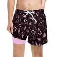 thumbnail image 1 of Lullu Boys Quick-Dry UPF 50+ Swim Trunks with Compression Liner Bathing Suit, Sizes 5-16, 1 of 3