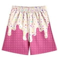 thumbnail image 1 of Lullu Boys Summer Pull On Baseball Shorts Casual Athletic High Rise Shorts, Sizes 2-14, 1 of 2