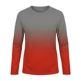 thumbnail image 1 of Lullu Boys Swim Shirt Long Sleeve Rash Guard Gradient Quick Dry UPF50 Swim Top, Sizes 3-14, 1 of 3