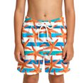 thumbnail image 1 of Lullu Boys Swimming Trunks Starfish Print Quick Drying Swim Shorts Swimwear, Sizes 2-14, 1 of 3