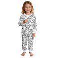 thumbnail image 1 of Lullu Christmas Girls DIY Coloring Pajamas Long Sleeve Top Pants Nightwear PJ, Sizes 2-10, 1 of 6