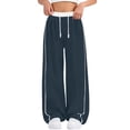 thumbnail image 1 of Lullu Girls Athletic Pants Casual Straight Active Sweatpants Joggers Trousers, Sizes 4-15, 1 of 4