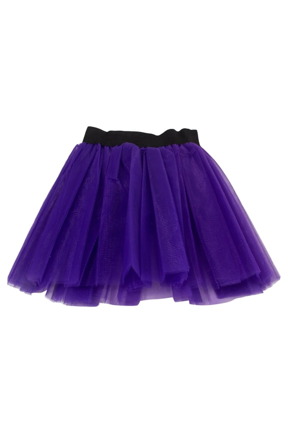 Girls Ballet Dance Tutu Skirt Party Princess Puffy Tulle Skirt Petticoat