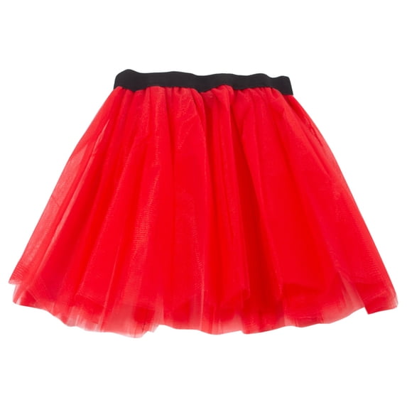 Lullu Girls Ballet Dance Tutu Skirt Party Princess Puffy Tulle Skirt Petticoat