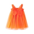 thumbnail image 1 of Lullu Girls Butterfly Wing Tulle Tutu Dress Birthday Party Princess Dress, Sizes 12M-6Y, 1 of 3