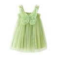 thumbnail image 1 of Lullu Girls Butterfly Wing Tulle Tutu Dress Birthday Party Princess Dress, Sizes 12M-6Y, 1 of 3